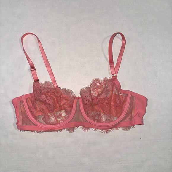 Skarlett Blue Women 38C Bra Intimates Feminine Entice Underwire Balconette - Picture 8 of 9